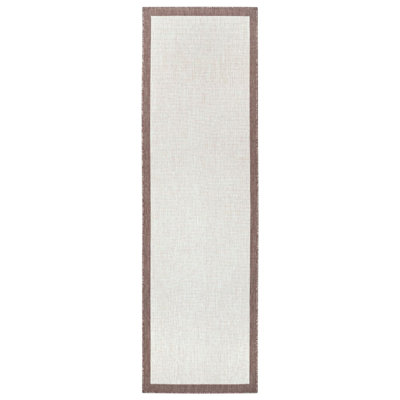 Panama Flatweave Linen/Cream Rug
