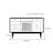 Modern multi-functional large capacity sideboard