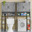 Armoire de rangement au-dessus de la toilette-1603484752