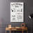 Rules of the Bathroom -Gallery Wrapped Cavas