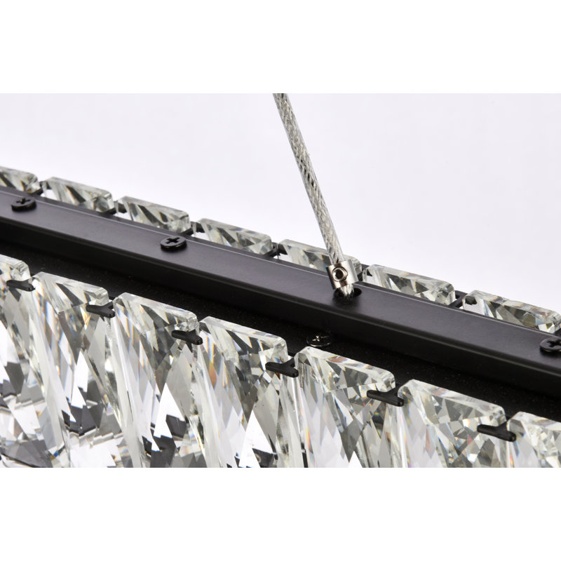 Maart - Light Pendant, 80" H x 42" W x 18" D, Black
