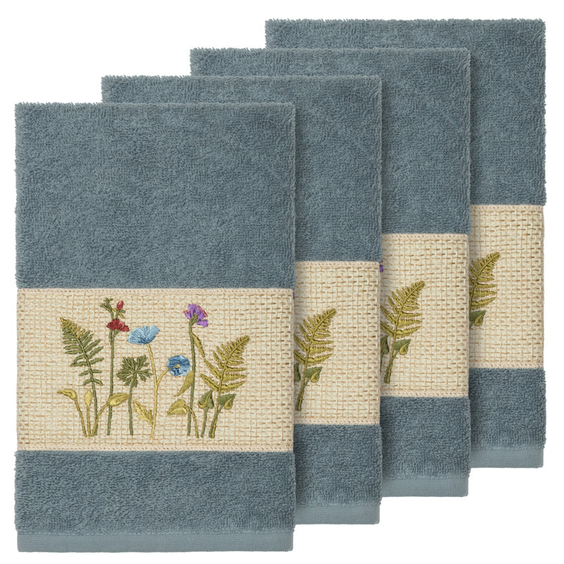 Serenity Turkish Cotton Hand Towel, Teal