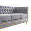 Canapé Chesterfield en velours 84,65 po-659091816