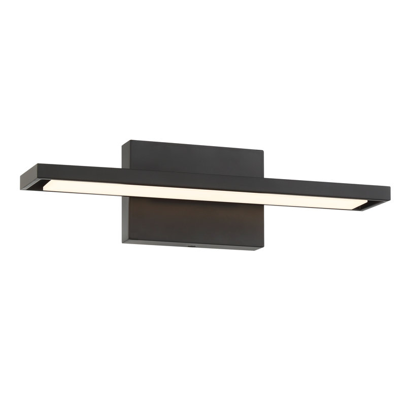 Applique murale encastrée à DEL Deziya, H 5 po x l 18 po x P 4,75 po