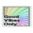 Good Vibes Only Rainbow Typography Chopping Board-61972109