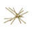 Calume Abstract Bar ObjectDecorative Metal Spiked Bar Object Sculpture for Home Decor - Abstract Sculpture Figurine Accent as Decorations for Living Room Display and Table Styling-427348200-427348757
