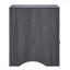 Table de chevet grise