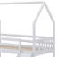 Lit superposé avec glissière convertible House, escalier de rangement pouvant être placé à gauche ou à droite-2122007544