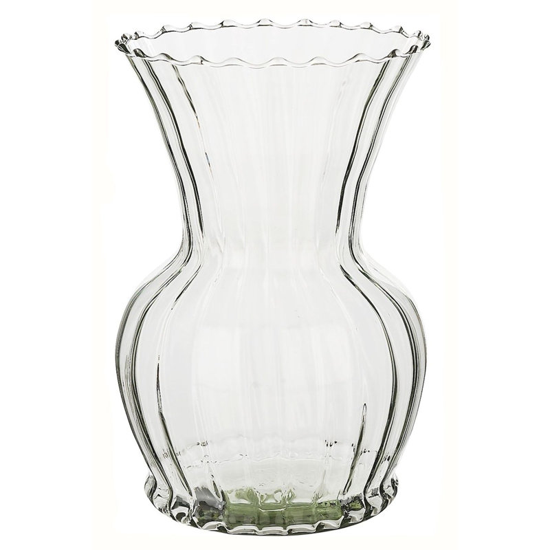 Hayton Glass Table Vase 1, 10.2" H x 7" W x 7" D