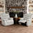 37'' Wide Manual Recliner Chair, Modern Fabric Reclining Sofa Chair With Armrest And Back-1011845504