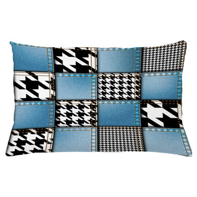 Houndstooth Outdoor Pillow Cover