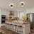 7-Inch Crystal Semi-Flush Mount Ceiling Light For Bedroom Hallway Entryway-663711557