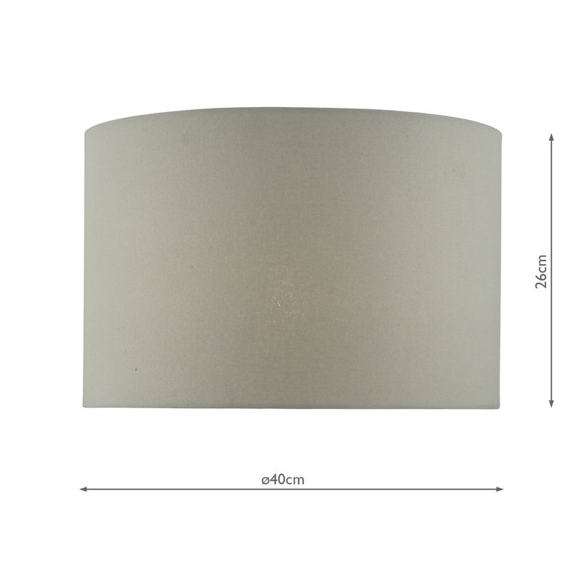 26 cm H Drum Silk Lamp Shade