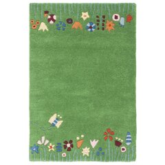 Tonya - Green, Hand-Tufted Wool & Viscose Soft Area Rug Carpet