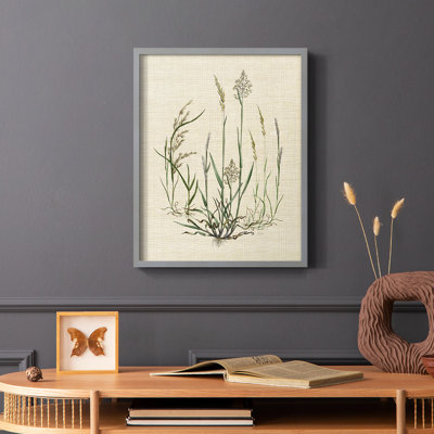 Lin Herbes I, reproduction encadrée - bois massif