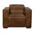 Petkana Reclining Lounge Chair With Barista Brown Legs And Tan Full-leather-122071838