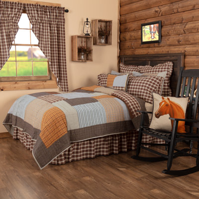 Rory Rustic Cotton Patchwork Quilt