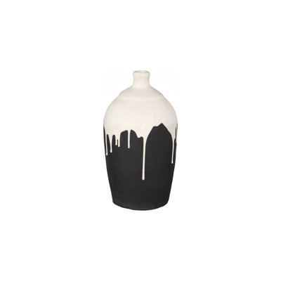 Porcelain Drip Vase, Short