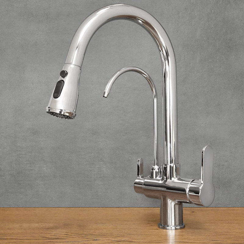 Belfry Kitchen Kitchen Faucet, Chrome