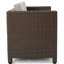 4 récréatifs d'extérieur - brun, coussins d'eau, coussins 4 pièces, tissu d'angle imperméable, coussins