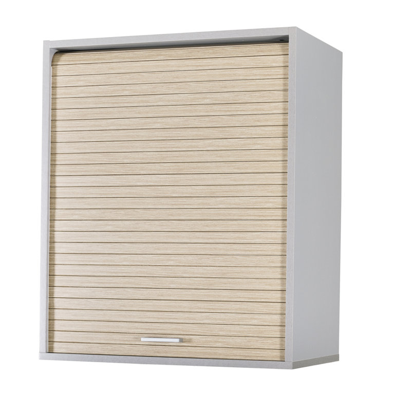 Atai 72cm Kitchen Pantry, Aluminum/Oak