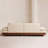 Minimalist Solid Wood Straight Sofa