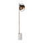 Olsen 76'' Rubbed Brass/Antique Vintage Gold Traditional Floor Lamp