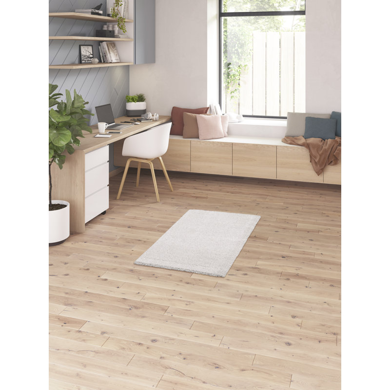 Elsa Solid Colour Shag Area Rug, Rectangle 80 x 150cm