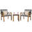3 Pieces Patio Bistro Set