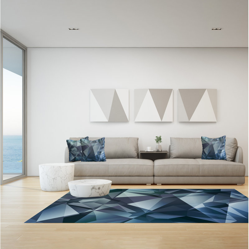 Nicodemus Geometric Indoor / Outdoor Area Rug, Rectangle 140 x 200cm
