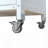 Foldable Outdoor Kitchen Island with Lockable Wheels, Storage Cabinet, and Towel Rack for Patio and Outdoor Cooking-1774893597