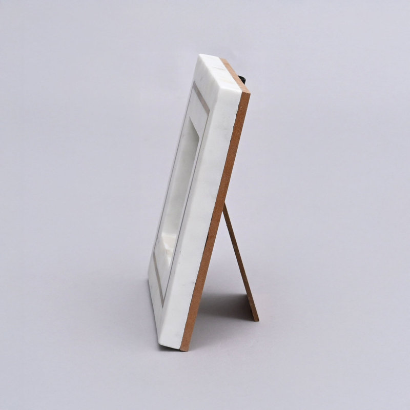 White Genuine Marble Picture Frame