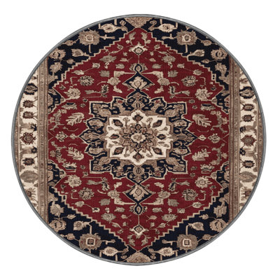 Machine Washable Persian Gray Area Rug