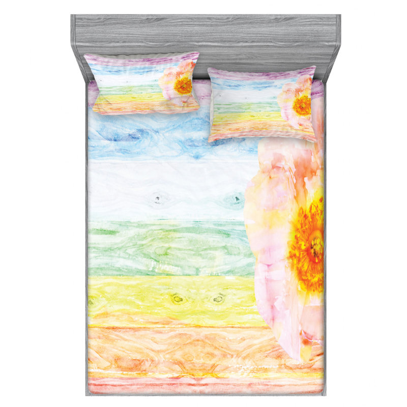 Microfiber Sheet Set, Full Sheet Set with Fitted Sheet