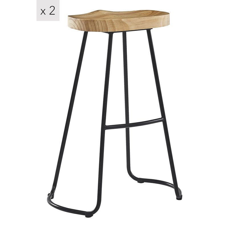 Ensemble de 2 tabourets de bar Churchill