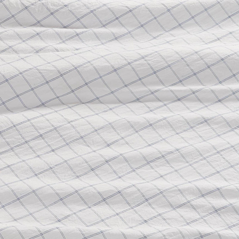 Champion Printed Microfiber Sheet Set, Champion Plaid-Blue, Queen