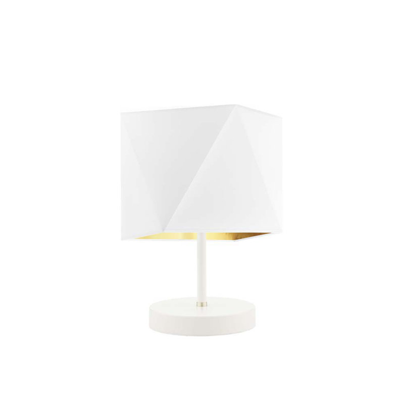 Capressa Metal Desk Lamp, White, White