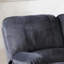 Canapé ergonomique à double inclinaison avec revêtement en polyester de qualité supérieure