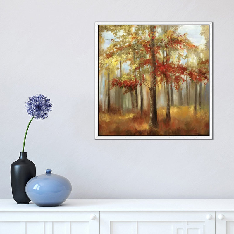 Soft Light I by Allison Pearce - Painting on Canvas, 45.72 cm H x 45.72 cm W, White Framed Canvas