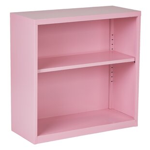 Metal 2-Shelf Bookcase
