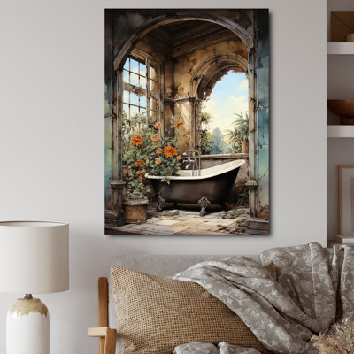 Ceili Bathroom Vintage Tiles IV - Bathroom Wall Art
