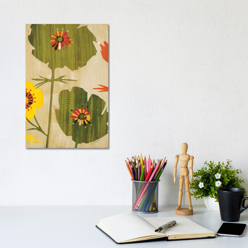 Garden Of Delights I by Liz Jardine - Wrapped Canvas Print, 20.32 cm H x 30.48 cm W