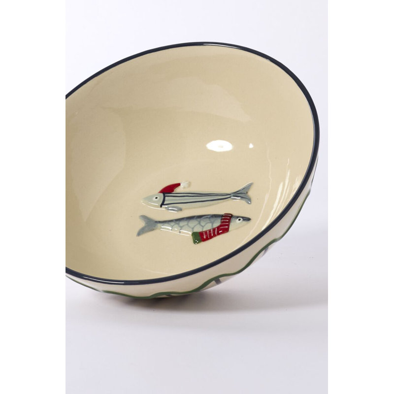 Festive Fish Bowl 10"x 3.5"