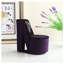 Boîte à bijoux haute 9 po avec crochets, chaussures à talons hauts, velours mauve-1318200304