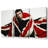 Oasis Liam Gallagher Flag - 3 Piece Wrapped Canvas Print-1427596404