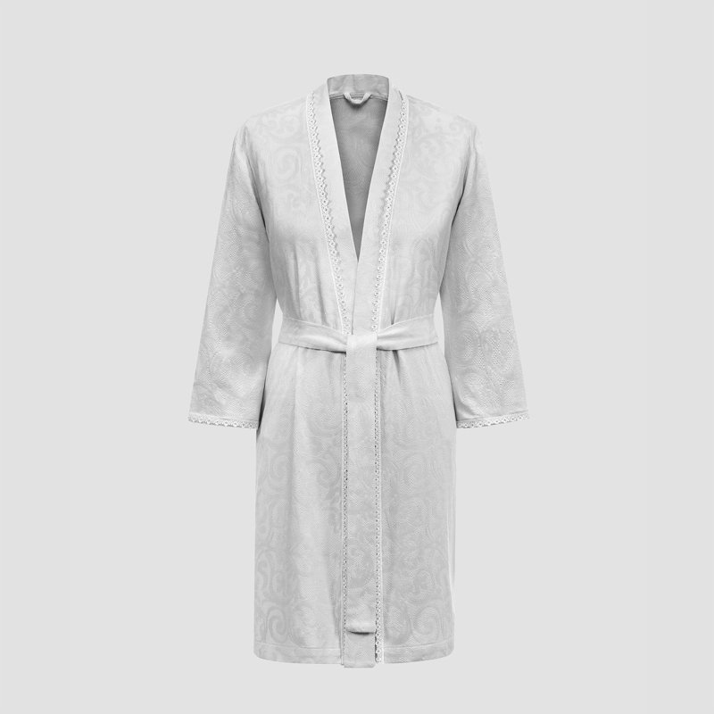 Peignoir Doris, S, Gris / Argent
