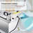 Electric Deep Countertop Fryer Stainless Steel with Timer and Drain