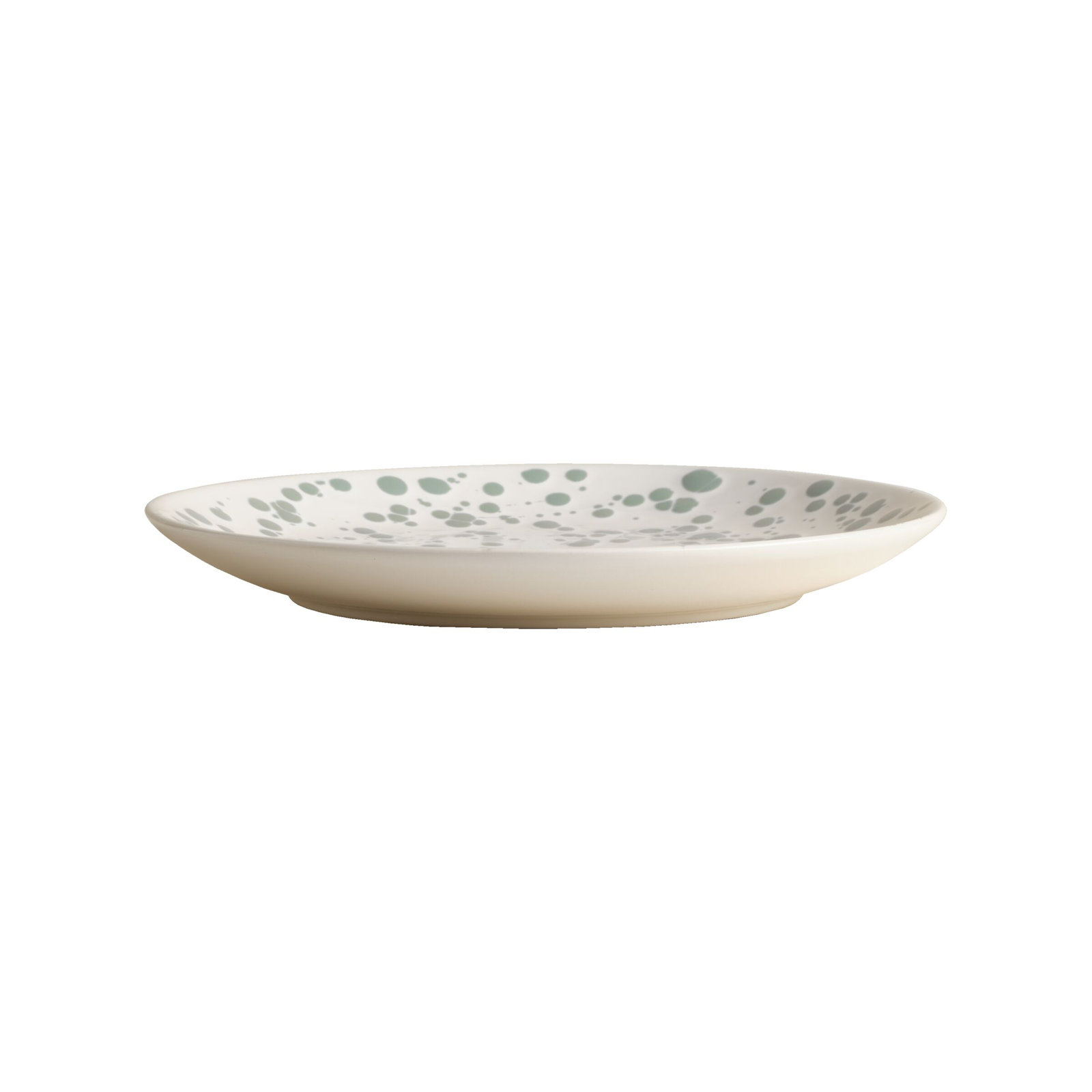 Year & Day Splatter Small Plates, Green
