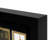 Malta Black Solid Wood Picture Frame with Mat