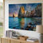 Reproduction d'art sur toile, "Une scène côtière à couper le souffle au coucher du soleil"-622279607